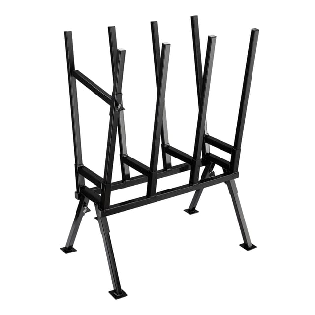 Wiltec - Sägebock verzinkt klappbar, 104x79x53 cm, mit 4 Haltern und Haltebügel, Holzschneidebock als Sägehilfe, bis 400 kg