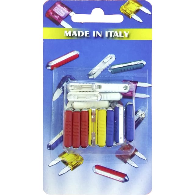 Eska - Blade-fuses 300.800 Torpedo-Sicherung 5 a, 8 a, 16 a, 25 a Weiß, Rot, Gelb, Blau 20 St.