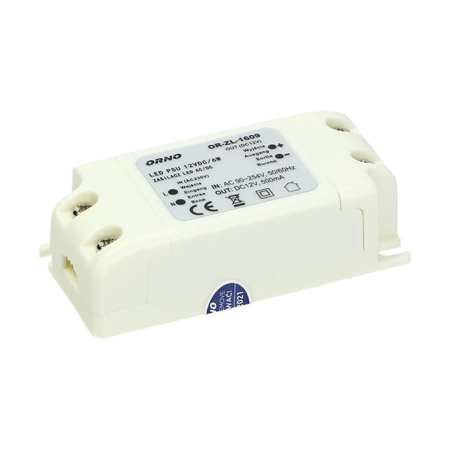 LED-Netzteil 6W 12V DC IP20 - OR-ZL-1609