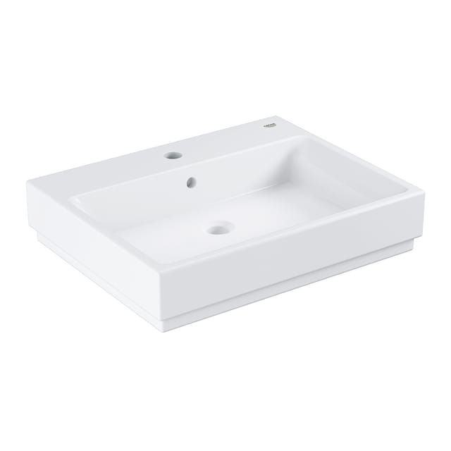 Grohe - Cube Ceramic - Waschtisch mit Überlauf, 60x49 cm, PureGuard, Alpinweiß 3947700H