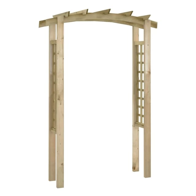 Vidaxl - Gartenbogen 150x60x210 cm Holz Braun