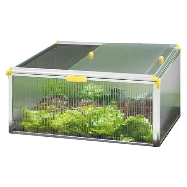 Gewächshaus Frühbeet Bio Star Protect 1000 mit Haube Maße 100x75x50 cm - Juwel