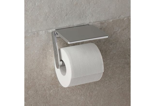 Plan - Toilettenpapierhalter mit Ablage, chrom 14973010000 - Keuco