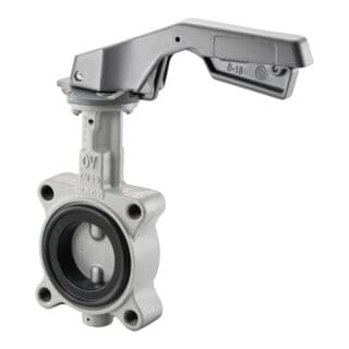 Oventrop - Mittelflansch Absperrklappe mit Hebel pn 16 epdm Dichtung, dn 65