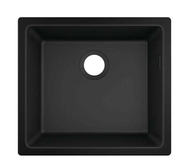 Abwäschen - Granit-Unterbauspülbecken S510-U450, Graphitschwarz 43431170 - Hansgrohe