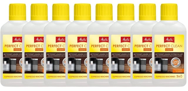 Reinigung Milch x8 250 ml perfekt sauber für Kaffeemaschine - Melitta