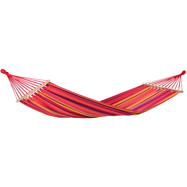 AMAZONAS Tonga Vulcano Hängematte Stabhängematte wetterfest 200cmx100 cm rot/bunt