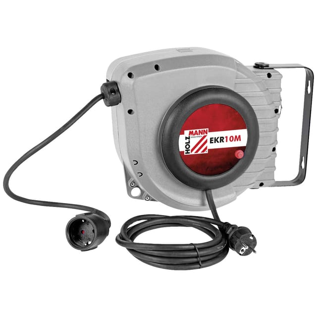 Holzmann - Maschinen EKR10M230V Kabelaufroller 10 m Schwarz