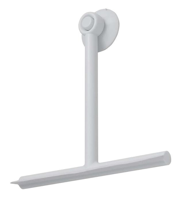 Gedy - Sapho Badaccessoires - Glasabzieher, mit Saugnapf, weiß matt 264102
