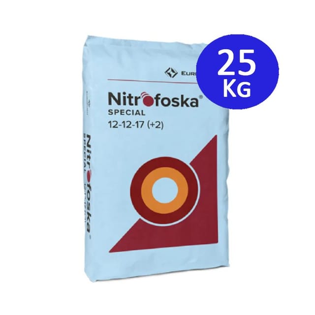 Suinga - Nitrofoska Spezialdünger 25 Kg 12 + 12 + 17 + 2 Empfohlen nach dem Schnitt für Bäume im Wachstumsalter