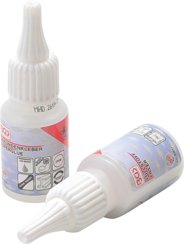 Bgs Technic - Klebstoff-Reparaturset 2-K Schweißnaht Industrieklebestoff 20 g / Granulat 20 g