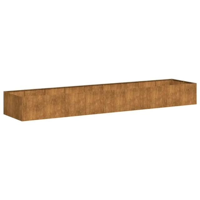 Pflanzkübel Rostig 360x80x40 cm Wetterfester Stahl - Vidaxl