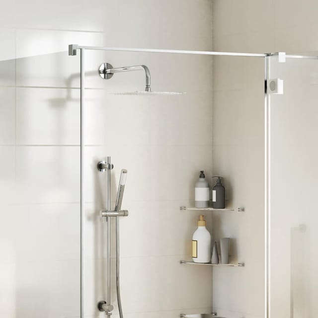Regenbrause Edelstahl 304 25x25 cm Quadrat Vidaxl