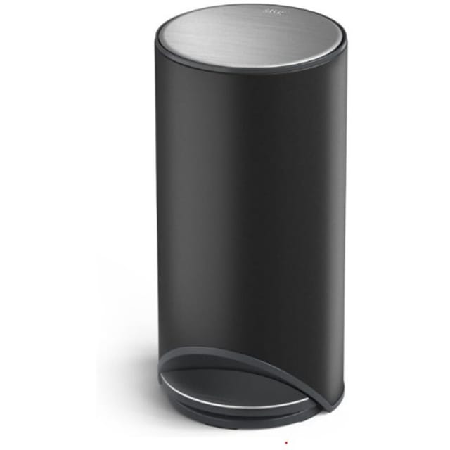 Joseph Joseph Arc Pedal Bin of 30L mit Innenfach Bags - Modernes Design in Schwarz Charcoal, ideal für kleine Räume