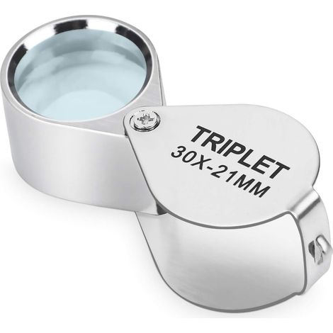 Juwelierlupe 30 X 21 Mm, Taschenlupe Für Antiquitäten, Lupe Mit Punze-augenlinse