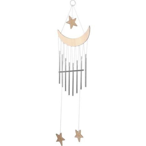 Mond Und Sterne – Windspiel Für Den Außenbereich, Glockenspiel, Heimdekoration, Hängendes Windspiel Mit Tiefen Tönen, Gedenkröhren, Korinthische Glocken