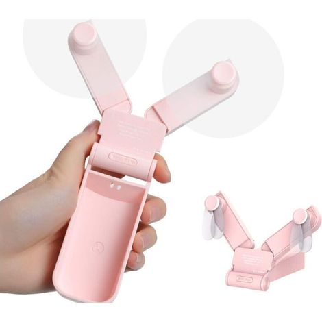 Mini-usb-handventilator, Tragbarer, Faltbarer Taschenventilator Mit Usb-kabel, 2 Geschwindigkeitsstufen, Einstellbar Für Zuhause, Büro Und Reisen