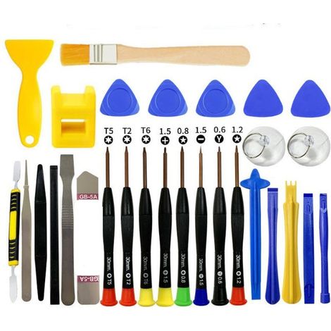 Professionelles 30-teiliges Reparaturset Mit Magnetischen Schraubendrehern Aus S2-legierung Für Smartphones, Tablets, Uhren Und Brillen