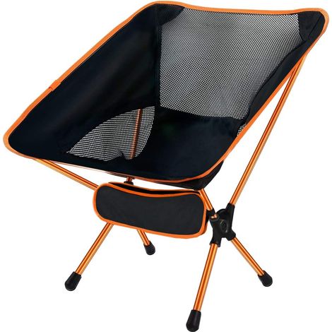 Ultraleichter, Tragbarer Faltstuhl Mit Tragetasche, Kompakter Faltstuhl Für Strand, Wandern, Strand, Picknick Im Freien Und Garten