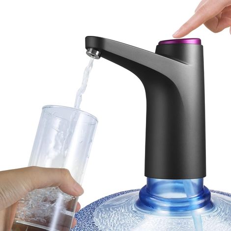 Usb-wiederaufladbare Wasserpumpe, Tragbarer Elektrischer Wasserspender Mit Schalter Für 5-gallonen-flaschen