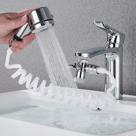 Handbrause, Waschbecken, Duschschlauch, Sprühkopf
