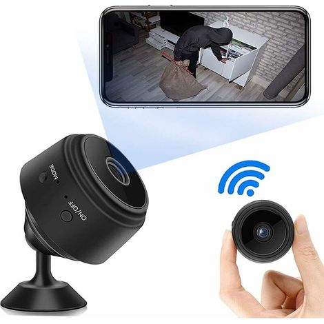 Mini-wlan-überwachungskamera, Kleine Kabellose Baby-überwachungskamera In Full Hd 1080p Mit Nachtsicht Und Bewegungserkennung, Mikrokamera Für Den Innen- Und Außenbereich
