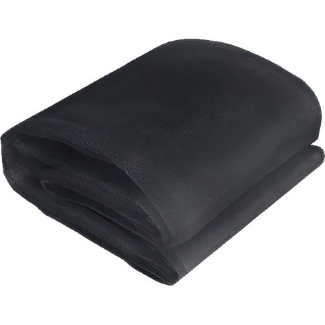 Schwarzes 3x6m Gartennetz Zum Selbermachen, Zum Schutz Vor Vögeln Und Insekten, Vielseitiger Sichtschutz Für Gemüsegarten, Terrasse Und Pergola
