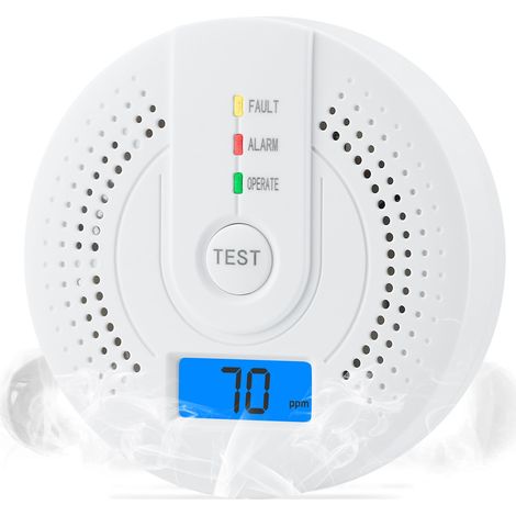 Neuer, Nach Ul2034 Zertifizierter Tragbarer Kohlenmonoxidmelder Mit Co-alarm Und Display Für Zuhause, Reisen Und Camping.
