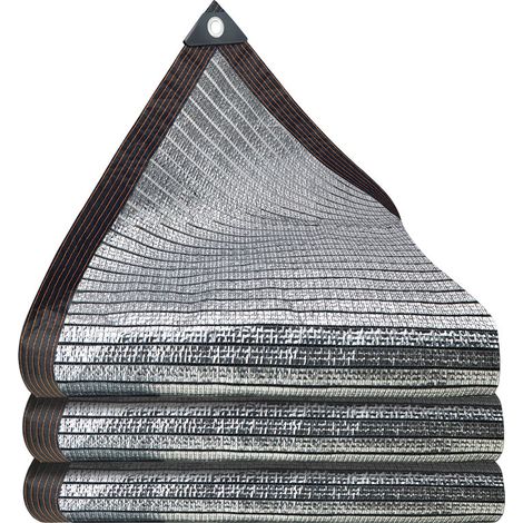Dickes, 2 X 3 M Großes, Silberfarbenes Aluminium-sonnenschutzgewebe Mit Hoher Reflektivität Für Gewächshäuser, Veranden Und Werkstätten, 99 % Effizienz