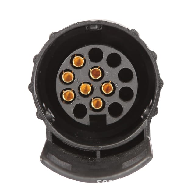 7-poliger auf 13-poliger Anhängerkupplungs-Steckdosen-Adapter für Autoanhänger-Fahrradträger, 12 v 7/13 Anhänger-Adapter, 7 auf 13-poliger