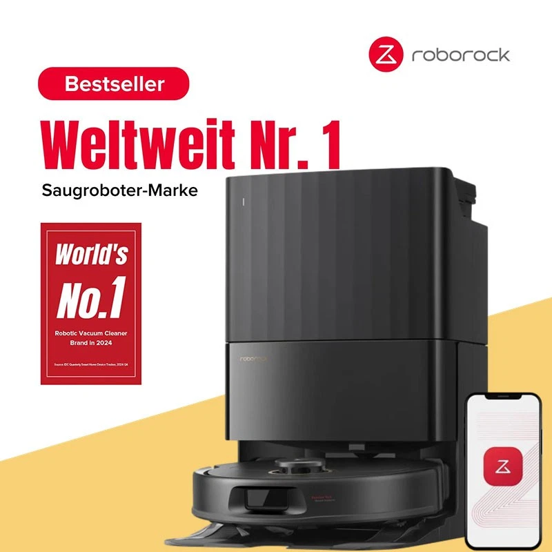 Roborock Qrevo S5v Saugroboter Mit Wischfunktion&hebarem Wischmopp, 12.000pa Saugkraft, (upgrade-version Vom Qrevo Pro)