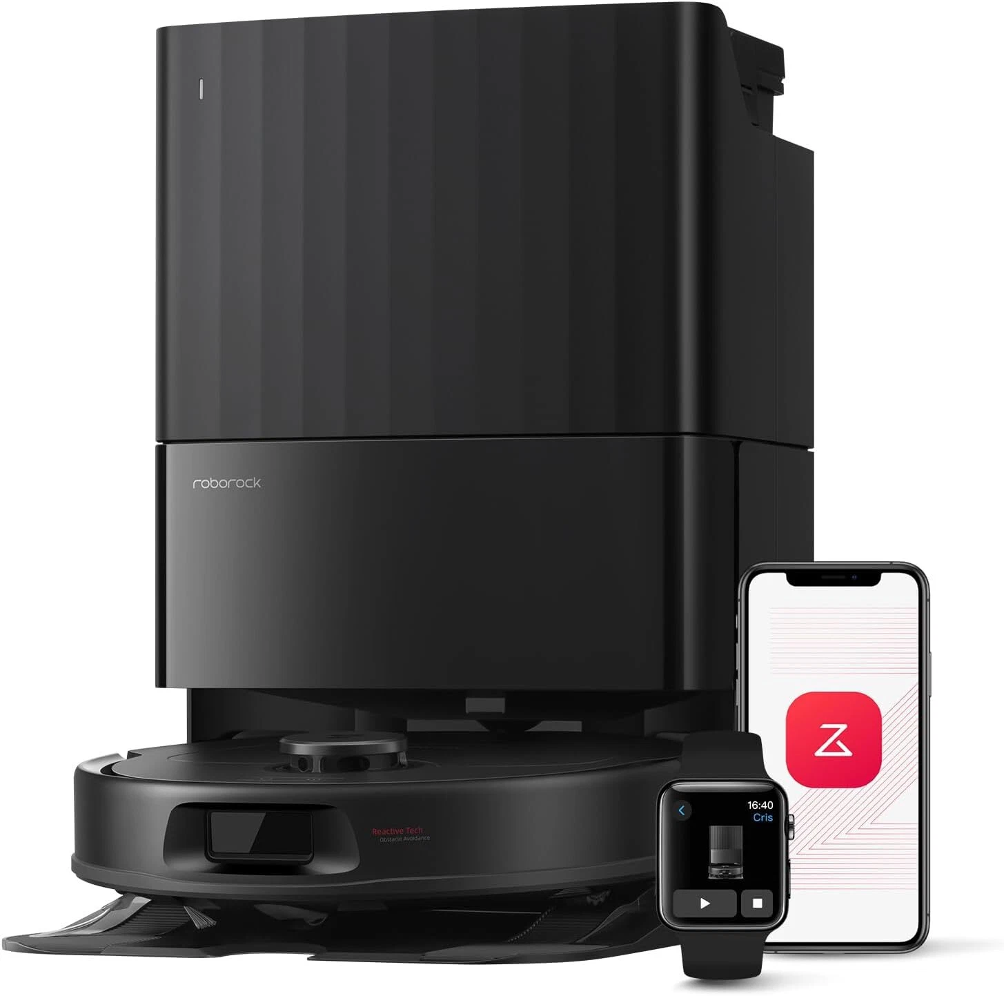 [generalüberholtes Produkt] Roborock Qv 35a Staubsaugerroboter, Anti-verhedderung Hindernisvermeidung 8000pa