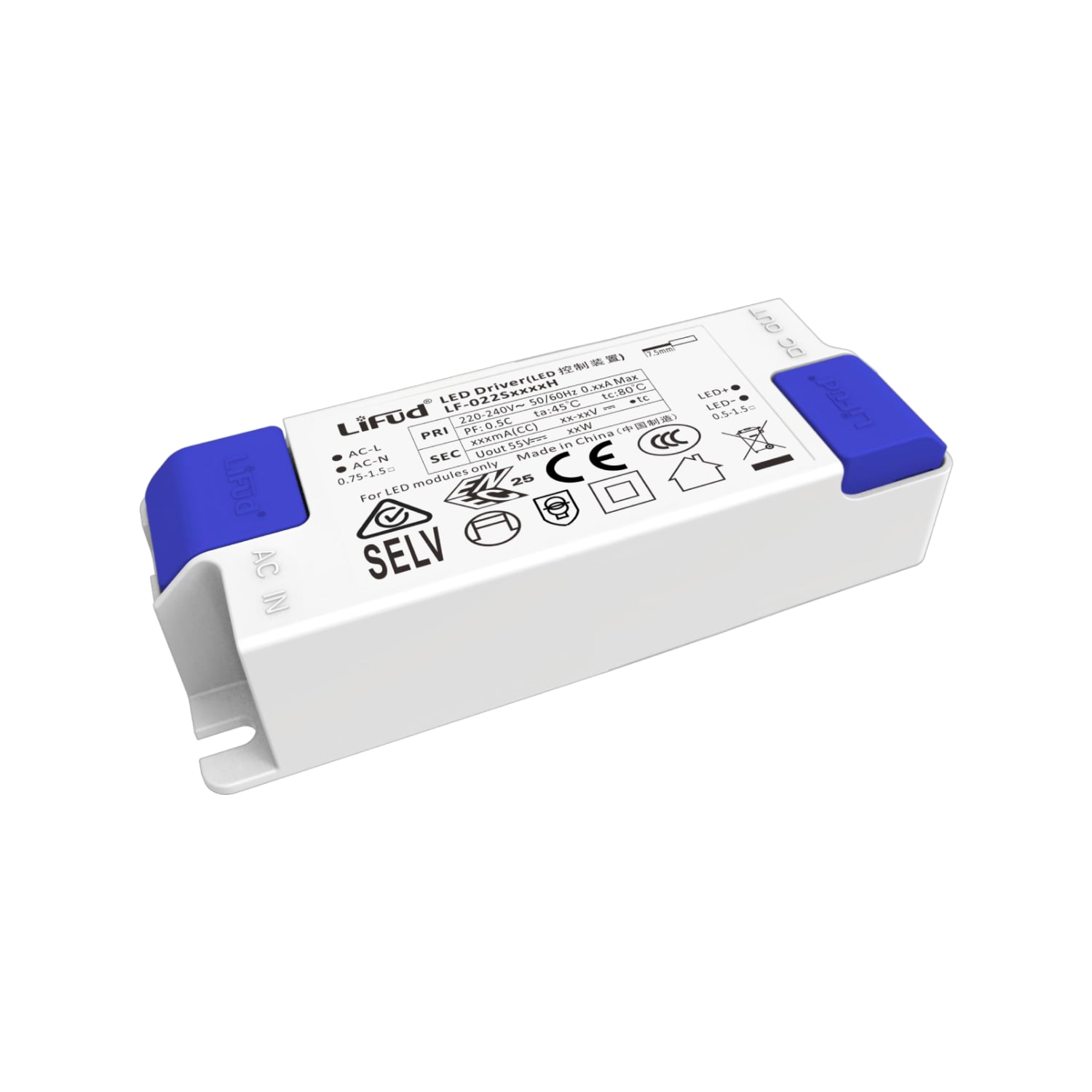 Treiber 220-240v Ausgang 27-40v 500ma Dc 20w Lf-022s0500h 20 W