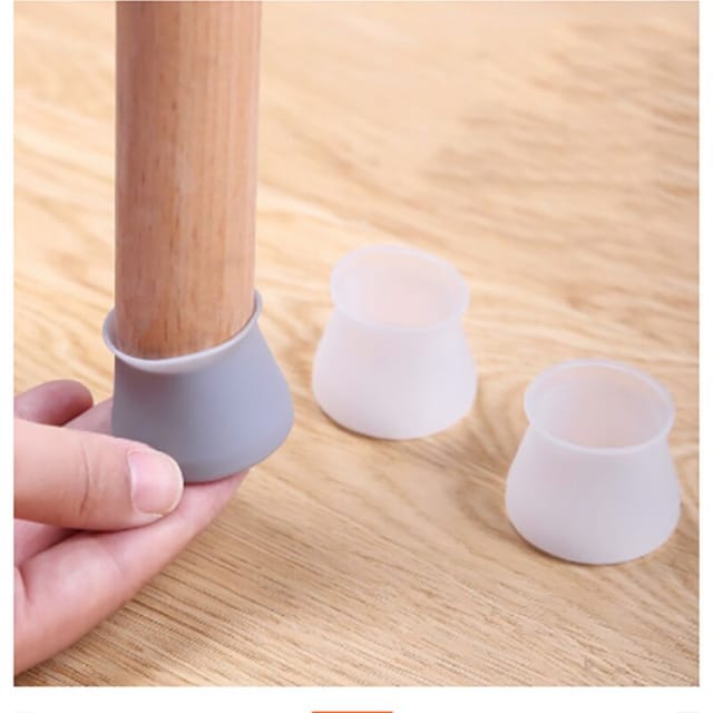 20 Stück Silikon-Stuhlbein-Schutzkappe, Abdeckung für Stuhlbeine, Silikon-Schutzabdeckung für Tisch-Stuhlbeine