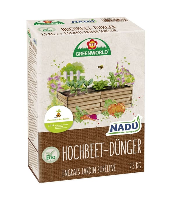 Bio Hochbeetdünger Nadu 2,5 kg Dünger - Asb Greenworld