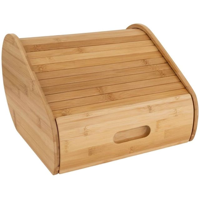 5five Simply Smart - Brotkasten mit schublade aus beigem bambus 30,4x21,8cm - 5five