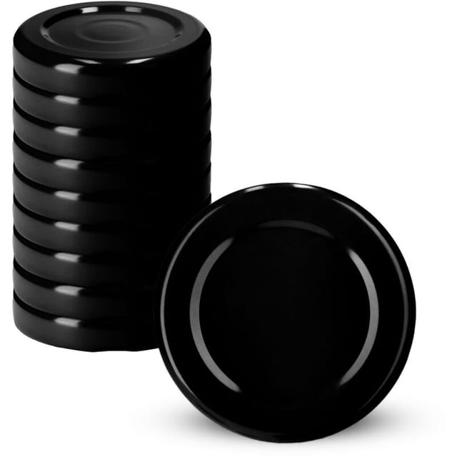 Deckel fi38 10er Pack schwarz - Kadax