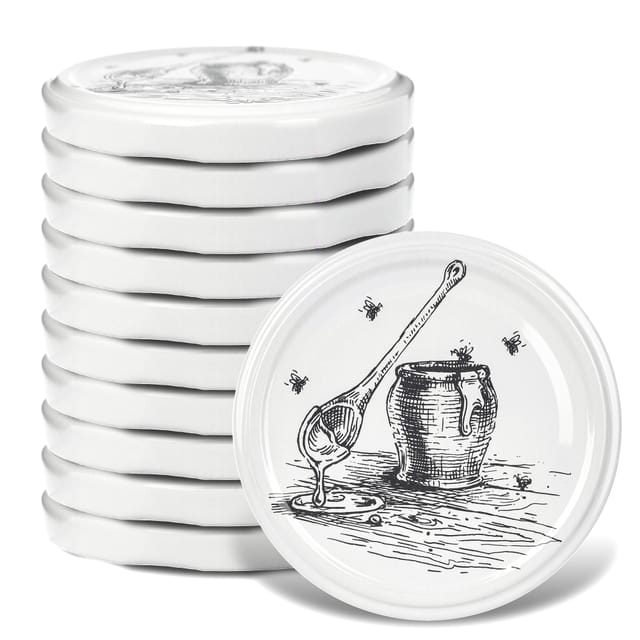 Deckel fi82 10er Pack Muster33 Biene - Kadax