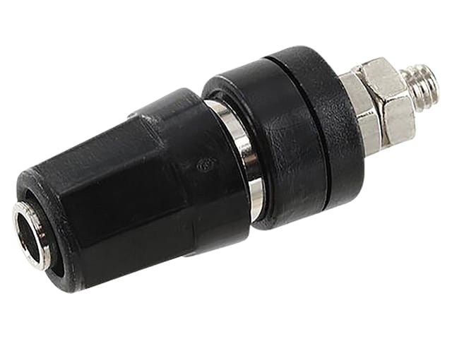 Polklemme PKI40SW, 4 mm, schwarz, isoliert - Econ Connect
