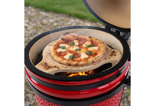 Deflektorstein ø 24 cm - ø 34 cm, Pizzastein passend für Kamado Keramikgrill ø 39 cm - Bbq-toro