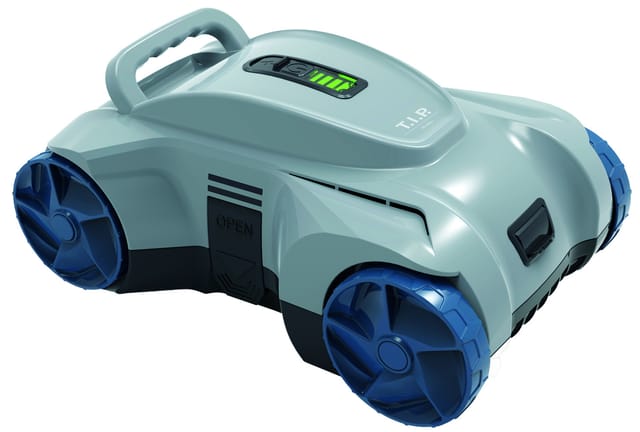 T.I.P. Akku Pool-Roboter - 80 m² Becken, 4.600 l/h, 80 min Laufzeit, Jet-Düsensystem, R8 AKKU, 30469