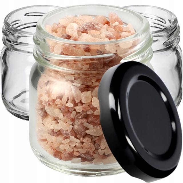 Weck, 100er-Pack, Mini-Rundgläser mit Schraubdeckel, 40 ml, zum Probieren, Marmelade, Honig, m - Kadax