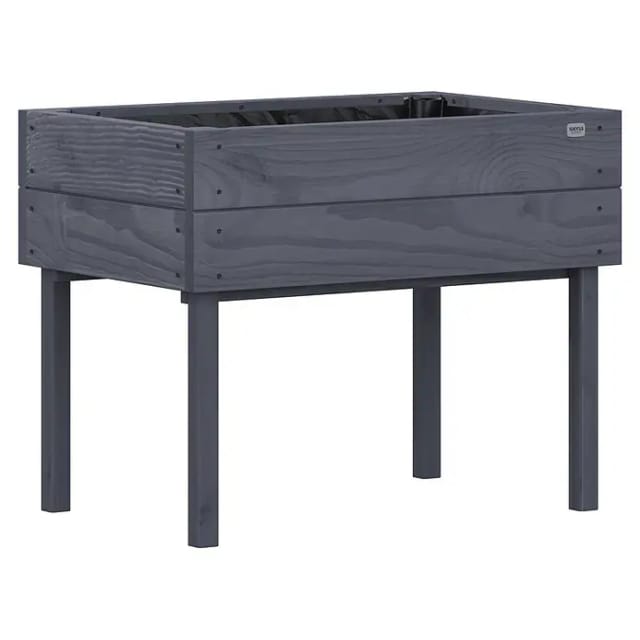 Siena Garden - Kinderhochbeet Fiete grau 75 x 50 x 60 cm Kiefer fsc 100 %