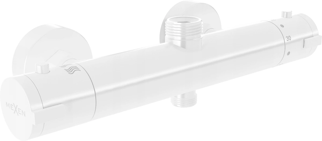 Kai Thermostat-Duschmischer, Weiß - 77150-20 - Mexen