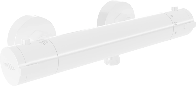 Kai Thermostat-Duschmischer, Weiß - 77100-20 - Mexen