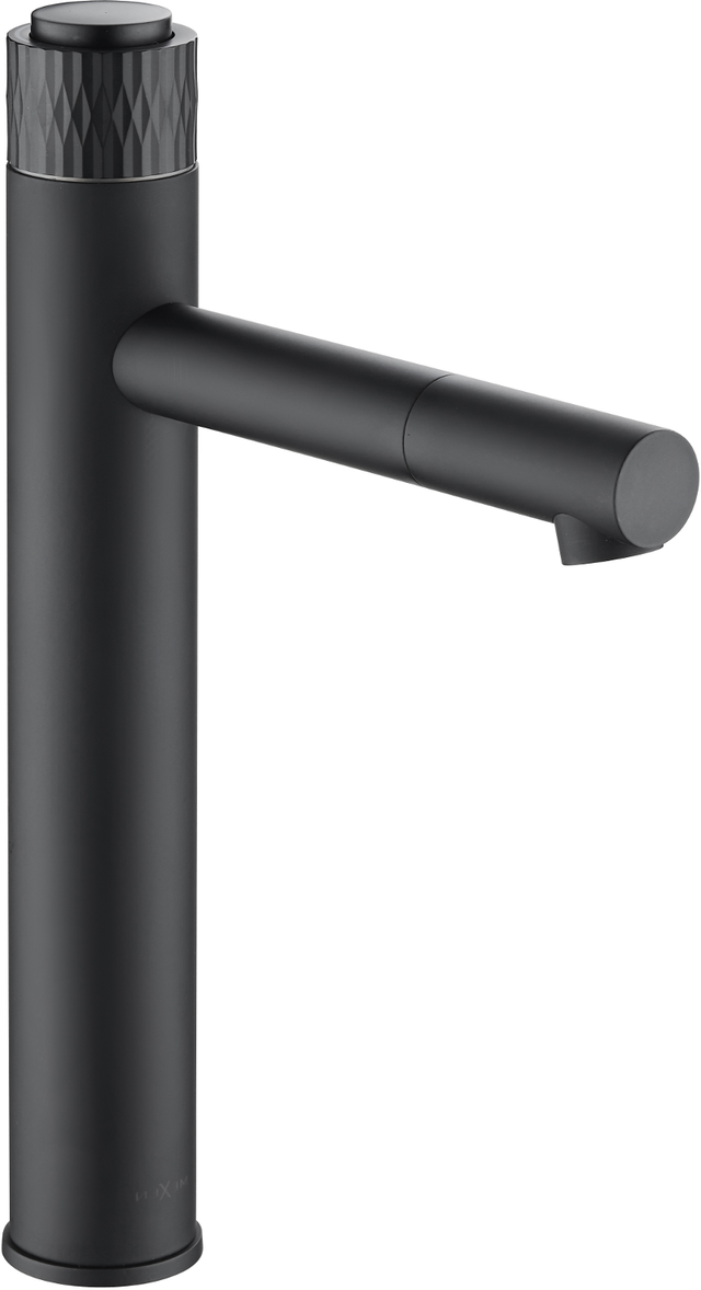 Diamond hohe Waschtischarmatur, Schwarz - 71510-70 - Mexen