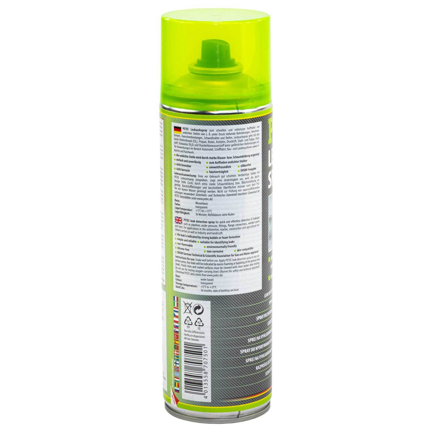 Petec Lecksuchspray 400 ml für Leitungen uvm. Bild 4