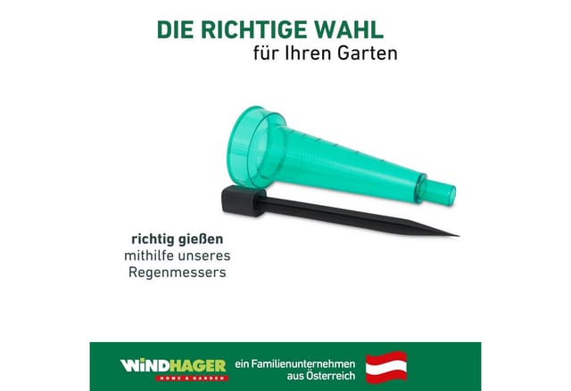 Regenmesser mit Erdspieß