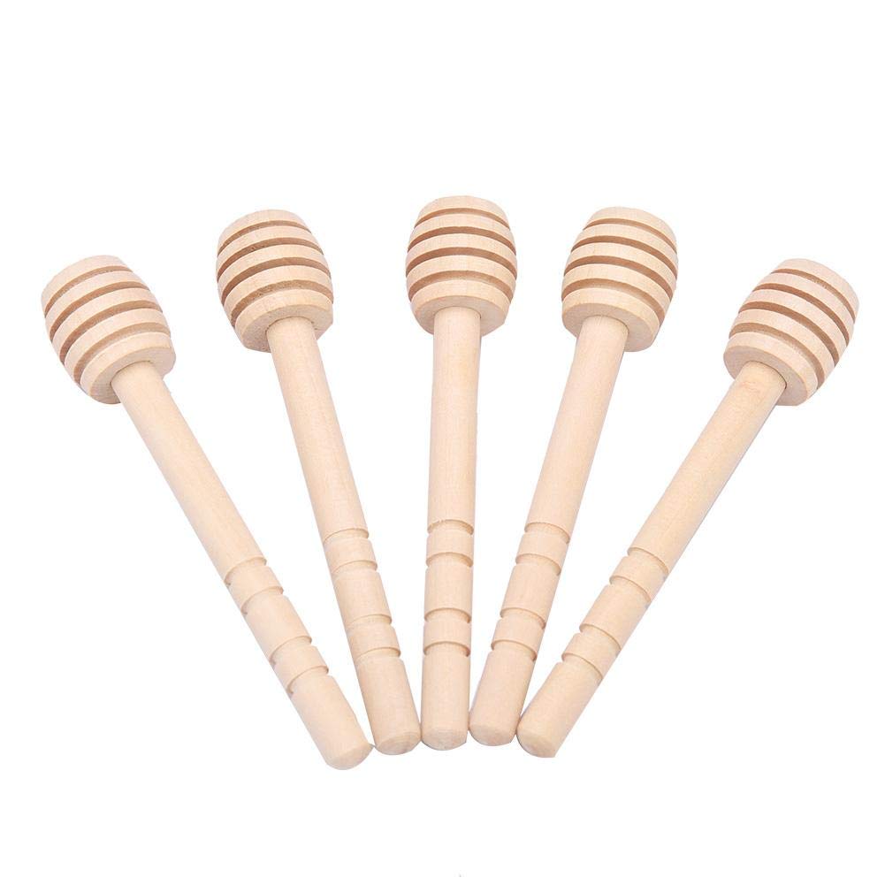 Asixx Honiglöffel-set, 24-teilig, Aus Holz, Für Honig, Ahornsirup, Geschmolzene Schokolade, Marmelade (10 Cm).