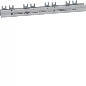 Hager Kdn263az 2p Phasenschiene Für Heller Gabeln 3250613710231 2 Mm Phasenschiene